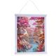 Cherry Blossom Bliss, Crystal Art Scroll 35x45cm
