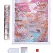 Cherry Blossom Bliss, Crystal Art Scroll 35x45cm | Bild 4