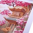 Cherry Blossom Bliss, Crystal Art Scroll 35x45cm | Bild 3