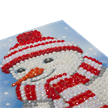 Cosy Snowman, 10x15cm Crystal Art Card | Bild 3