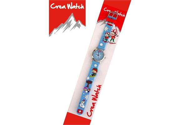 Creawatch Kinderuhr, Schweizer Collection Ski-Fahrer