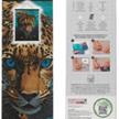 Crystal Art Scroll Kit - Leopard Underwate 40x50cm | Bild 4