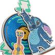 Crystal Art Sparkle Scene - Stitch Music | Bild 3