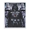 Darth Vader und Sturmtruppler, 21x25cm Bild mit Rahmen Crystal Art