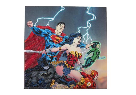DC Heroes, 30x30cm Crystal Art Kit