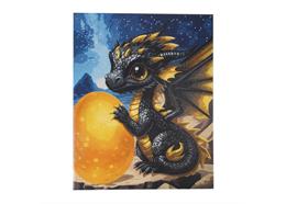 Der Schatz des Drachen, Crystal Art Kit 40x50cm