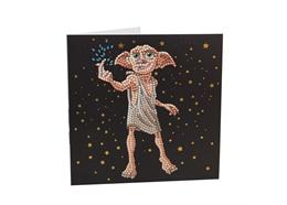 Dobby der Hauself, 18x18cm Crystal Art Card
