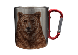 Edelstahltasse Bär, 330ml