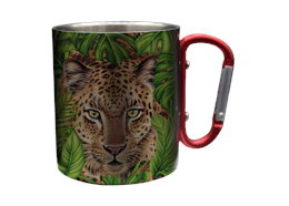 Edelstahltasse Wild Leopard, 330ml