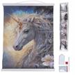 Einhorn, Crystal Art Scroll 35x45cm | Bild 4