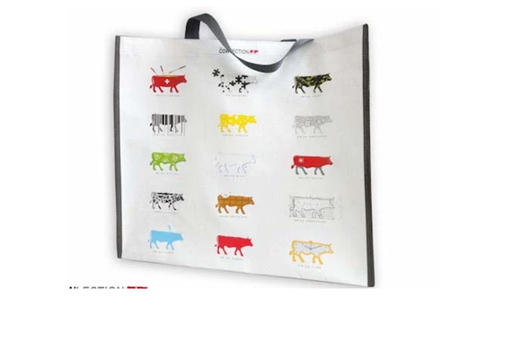 Einkaufstasche mit Kühen, 43 x 40cm