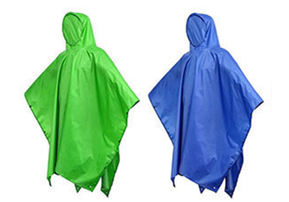Einweg Regenponcho, 2 assortiert