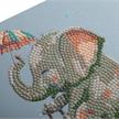 Elefant, 18x18cm Crystal Art Card | Bild 3