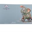 Elefant, 18x18cm Crystal Art Card | Bild 2