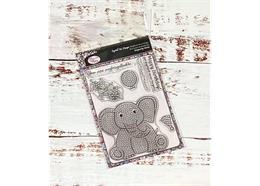 Elephants Never Forget, Crystal Art A6 Stamp Set