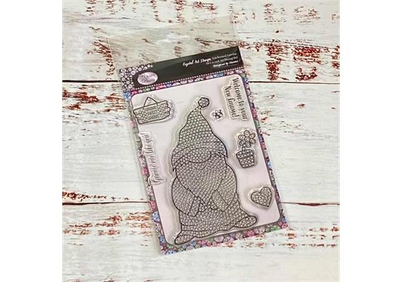 Enchanted Gnome, Crystal Art A6 Stamp Set