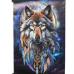 Enchanted Wolf, Crystal Art Scroll 40x50cm | Bild 2