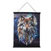 Enchanted Wolf, Crystal Art Scroll 40x50cm
