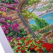 Fenster zum Paradies, Crystal Art Scroll 35x45cm | Bild 3