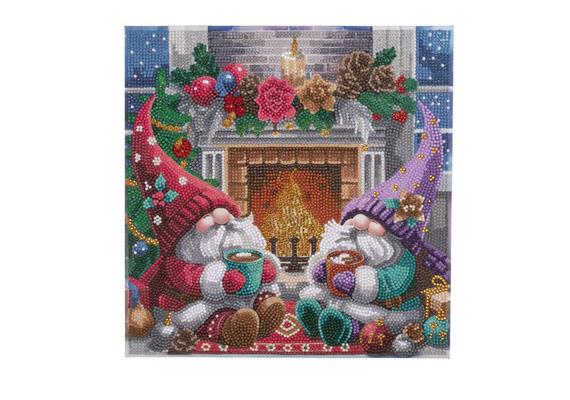 Fireside Cheer, 30x30cm Crystal Art Kit