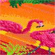 Flamingos, 30x30cm Crystal Art Kit | Bild 3