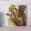 Freundliche Giraffen, 30x30cm Crystal Art Kit | Bild 2