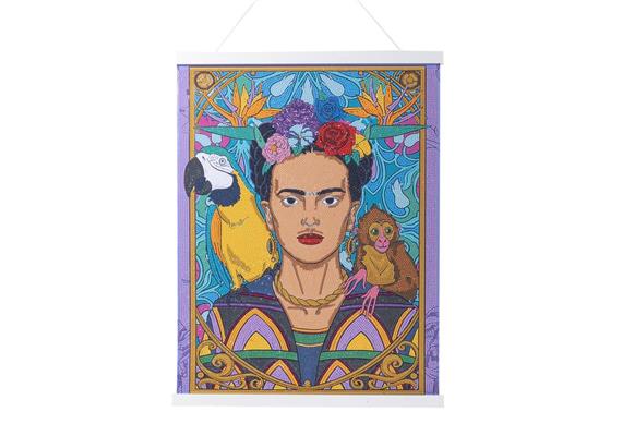 Frida Kahlo, Crystal Art Scroll 40x50cm
