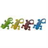 Geko mit Glitzer, 4 assortiert, 16 cm