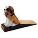 Geschnitzter Holz Türstopper - Bernhardiner Hund