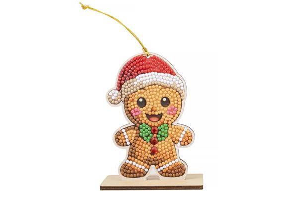 Gingerbread Man, Crystal Art Buddy zum aufhängen