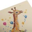 Giraffe, 18x18cm Crystal Art Card | Bild 3