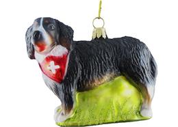 Glas Ornament Berner Sennenhund