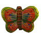 Glas Ornament Schmetterling farbig