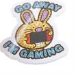 Go Away I'm Gaming, Crystal Art Rucksack Anhänger | Bild 3