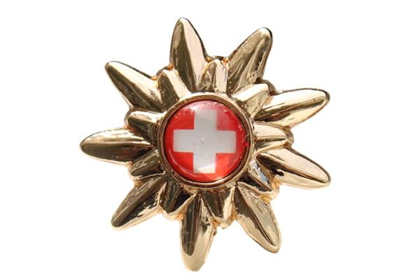 Goldblume ® Schweiz-Tourismus, 16 mm, ohne Kärtli