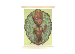 Groot, Crystal Art Scroll 35x45cm