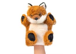 Handpuppe Fuchs aus Plüsch, 23 cm