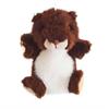 Handpuppe Murmeltier aus Plüsch, 23 cm