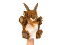 Handpuppe Steinbock aus Plüsch, 23 cm