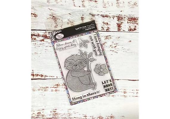 Hang in There, Crystal Art A6 Stamp Set