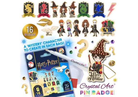 Harry Potter Crystal Art Pin Badge Blind Bag einzeln