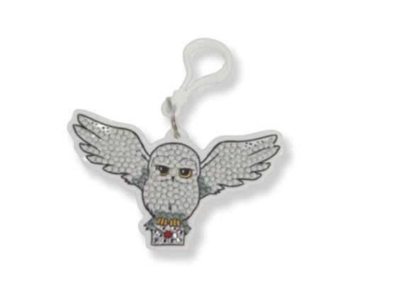 Hedwig, Crystal Art Rucksack Anhänger