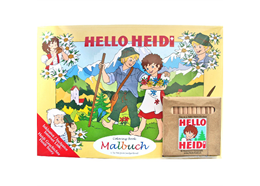 Heidi Malbuch A4 inkl. Stifte