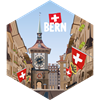 Hexagonsticker Bern Zytglogge