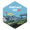 Hexagonsticker Grindelwald-First