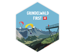 Hexagonsticker Grindelwald-First