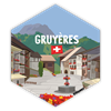 Hexagonsticker Gruyères