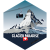 Hexagonsticker Matterhorn Glacier Paradise Zermatt