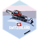 Hexagonsticker Pistenraupe - Switzerland