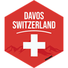 Hexagonsticker Schweizerkreuz - DAVOS